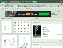 Tablet Screenshot of mulduan.deviantart.com