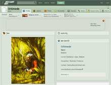 Tablet Screenshot of orkimede.deviantart.com