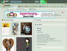 Tablet Screenshot of akroma.deviantart.com