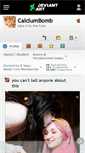 Mobile Screenshot of calciumbomb.deviantart.com