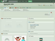 Tablet Screenshot of epson2000-2008.deviantart.com