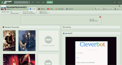 Desktop Screenshot of neverperfectworld21.deviantart.com