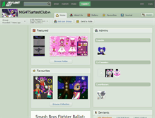 Tablet Screenshot of nightsartestclub.deviantart.com