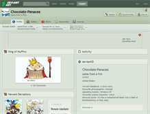Tablet Screenshot of chocolate-panacea.deviantart.com