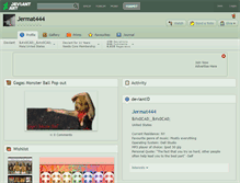 Tablet Screenshot of jermat444.deviantart.com