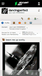Mobile Screenshot of dancingperfect.deviantart.com