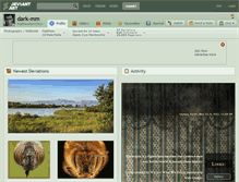 Tablet Screenshot of dark-mm.deviantart.com