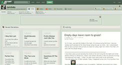 Desktop Screenshot of juncboks.deviantart.com