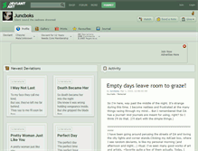 Tablet Screenshot of juncboks.deviantart.com
