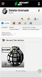 Mobile Screenshot of delete-grenade.deviantart.com