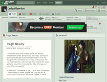 Tablet Screenshot of ladyofgaerdon.deviantart.com