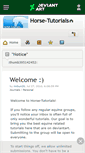 Mobile Screenshot of horse-tutorials.deviantart.com