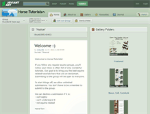 Tablet Screenshot of horse-tutorials.deviantart.com