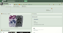 Desktop Screenshot of dramatize.deviantart.com