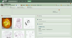 Desktop Screenshot of fyrefly-inc.deviantart.com