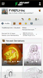 Mobile Screenshot of fyrefly-inc.deviantart.com