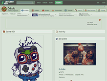 Tablet Screenshot of g-lulu.deviantart.com