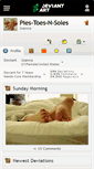 Mobile Screenshot of pies-toes-n-soles.deviantart.com