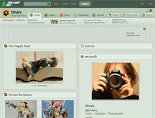 Tablet Screenshot of dinara.deviantart.com