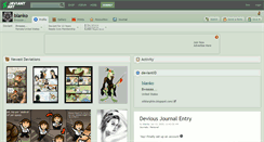 Desktop Screenshot of blanko.deviantart.com