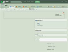 Tablet Screenshot of kiiz.deviantart.com
