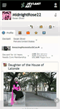 Mobile Screenshot of midnightrose22.deviantart.com