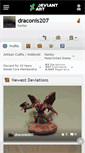 Mobile Screenshot of draconis207.deviantart.com
