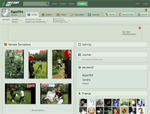Tablet Screenshot of kaori94.deviantart.com
