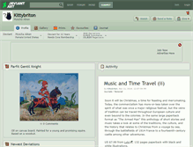 Tablet Screenshot of kittybriton.deviantart.com