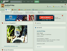 Tablet Screenshot of anotherfriday.deviantart.com