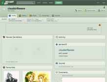 Tablet Screenshot of cloudstrifeeeee.deviantart.com