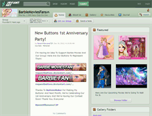 Tablet Screenshot of barbiemoviesfans.deviantart.com