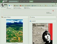 Tablet Screenshot of bliitz.deviantart.com