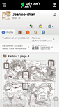 Mobile Screenshot of jeanne-chan.deviantart.com