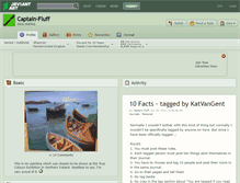 Tablet Screenshot of captain-fluff.deviantart.com