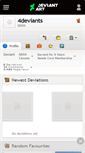 Mobile Screenshot of 4deviants.deviantart.com