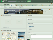 Tablet Screenshot of 4deviants.deviantart.com