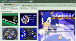 Desktop Screenshot of hypershadic01.deviantart.com