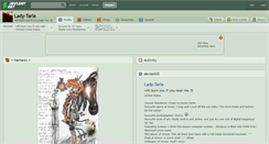 Desktop Screenshot of lady-tarla.deviantart.com