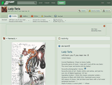 Tablet Screenshot of lady-tarla.deviantart.com