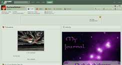 Desktop Screenshot of duchessdenoir.deviantart.com