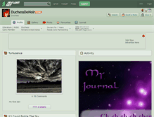 Tablet Screenshot of duchessdenoir.deviantart.com