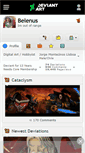 Mobile Screenshot of belenus.deviantart.com