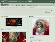 Tablet Screenshot of belenus.deviantart.com