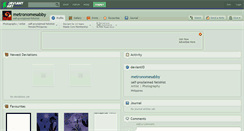 Desktop Screenshot of metronomesabby.deviantart.com