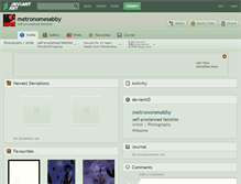 Tablet Screenshot of metronomesabby.deviantart.com