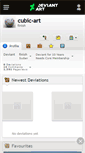 Mobile Screenshot of cubic-art.deviantart.com