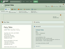 Tablet Screenshot of iceman13doa.deviantart.com