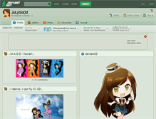 Tablet Screenshot of julygood.deviantart.com