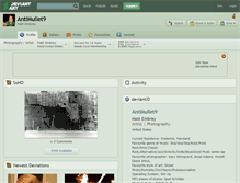 Tablet Screenshot of antimullet9.deviantart.com